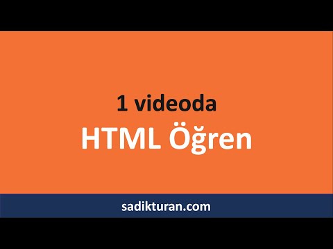 Video: HTML'de araç ipucu metni nedir?