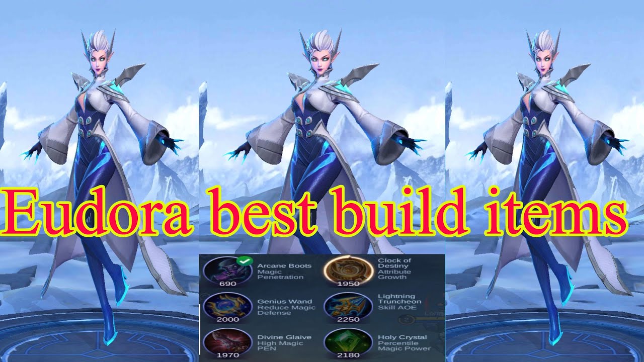 Eudora best build item.Mobile Legend bang bang.How to build items