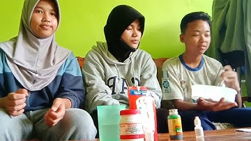 procedure text (ujian praktek bahasa inggris kelas 9) "how to make slime "