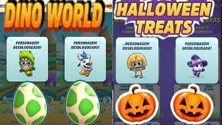 Talking Tom Gold Run Dinosaur Tom vs Caveman Hank vs Mummy Tom vs Witch Angela vs Roy Raccoon screenshot 5