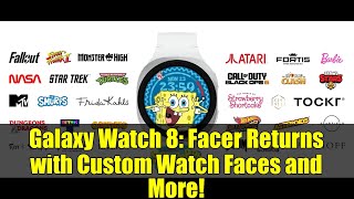 Galaxy Watch 8: Facer Returns with Custom Watch Faces and More! screenshot 2