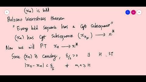 Mathematical Analysis Module II Class 32 Cauchy Convergence Criterion