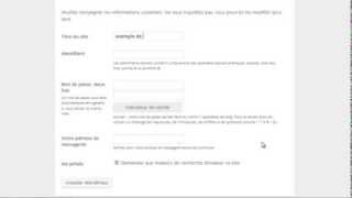 Installation d'un blog WordPress sur un serveur local EasyPHP