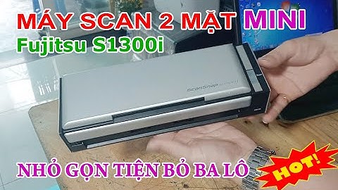 Máy scan 2 mặt siêu nhỏ gọn Fujitsu S1300i