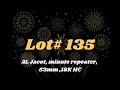 Lot 135 - AL Jacot, minute repeater, 53mm ,18K HC...Jones &amp; Horan Horological Auctions, 2023