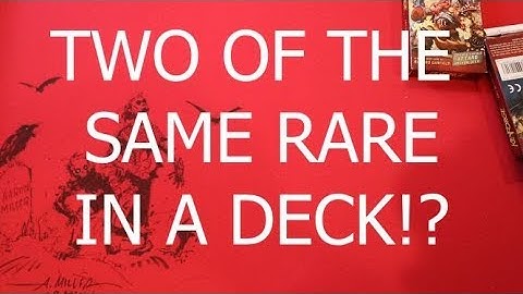 Keyforge 2 of the same rare in the deck!?