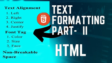 Text Formatting Part 02 in HTML 2022