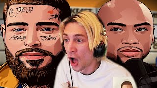 How Post Malone Humbled A Jealous Radio Host | xQc Reacts