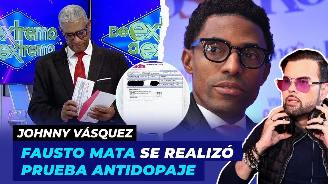 Fausto Mata realiza prueba antidopaje para demostrar no consume sustancias | Johnny Vásquez