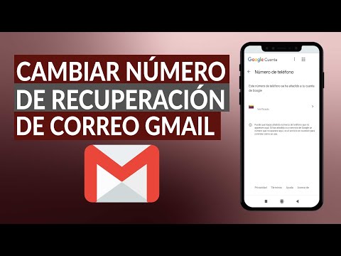 Video: ¿Cómo cambio mi número de seguridad de Gmail?