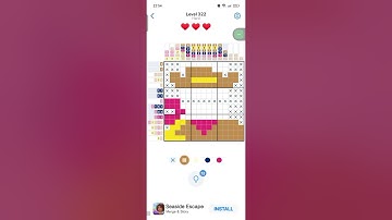 Nonogram Color - Level 322 Hard:#nonogram​ #nonogramlevel​ #nonogramcolor​