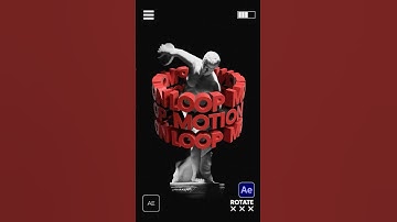 Create 3D Rotating Text in After Effects