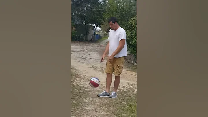 My Dad is dribbling LOL!!?!?!?