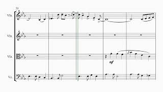 Misty - Samba - String Quartet - Eb