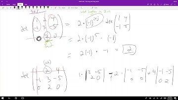 Math 240 - Chapter 3 - Determinants using Cofactor Expansion - The Plug and Chug Series #6
