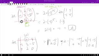 Math 240 - Chapter 3 - Determinants using Cofactor Expansion - The Plug and Chug Series #6