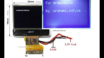 Подключение LCD st7567 к Ардуино