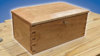 Hand Tools Only  Dovetailed Box With Lock