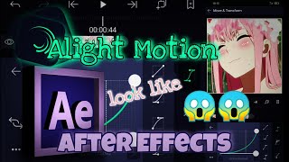 SMOOTH TRANSITION LIKE AE | Zoom Transition | Alight Motion Tutorial screenshot 4