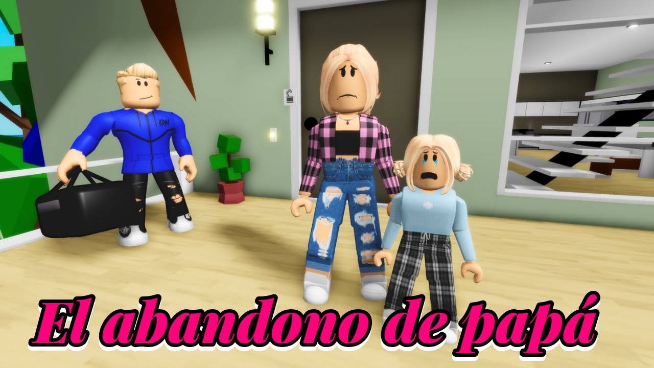 El abandono de papá😭😔| ROBLOX BROOKHAVEN 🏡