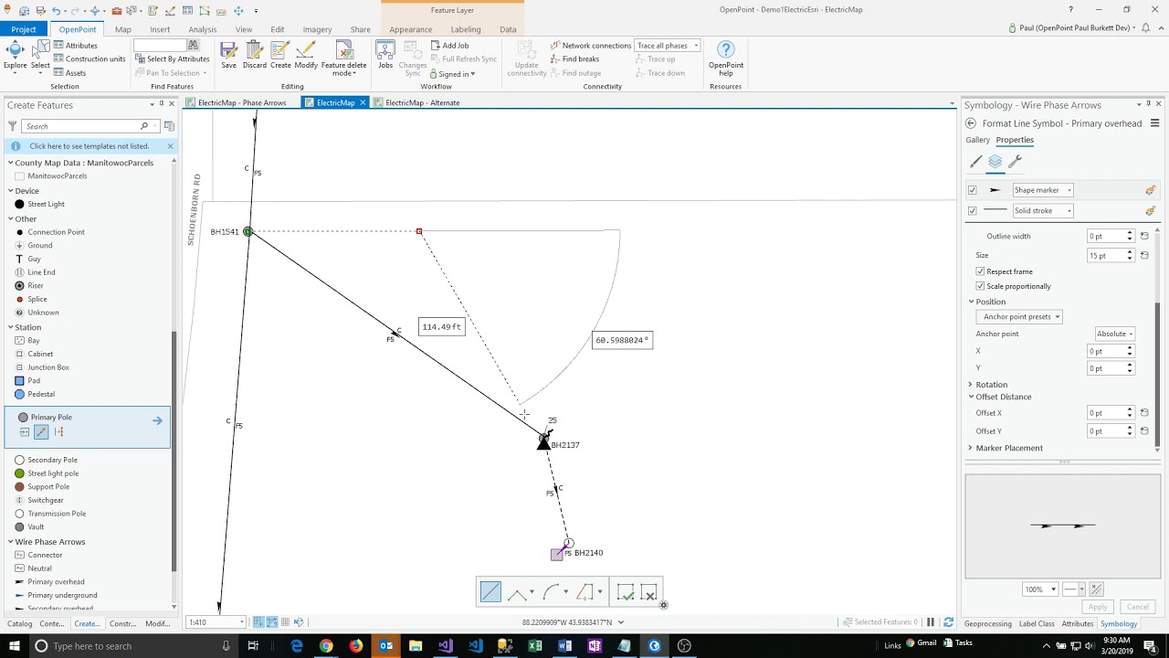 Place Features At Specific Distances From Other Features in ArcGIS Pro ...