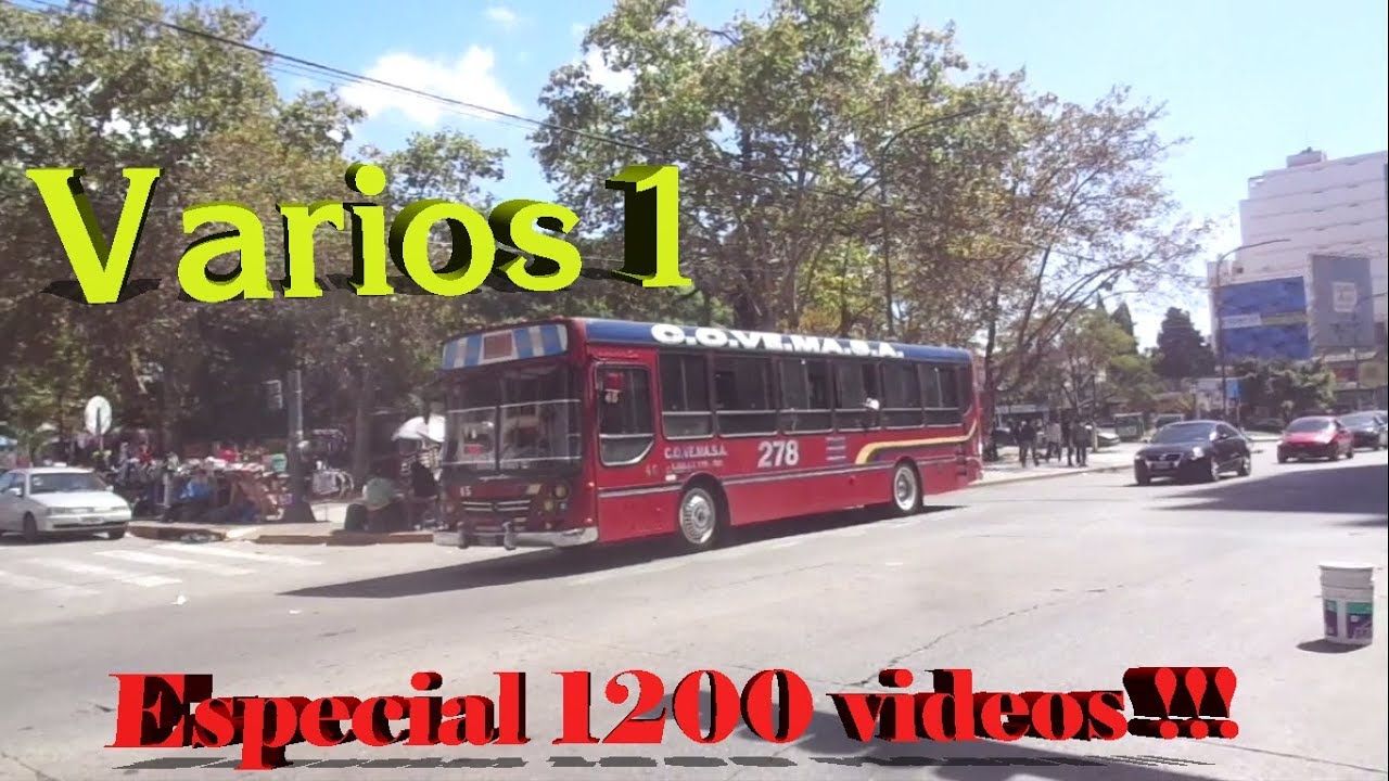 Colectivos de Bs. As: Varios 1 (Febrero-Marzo 2018) Especial 1200 videos!!