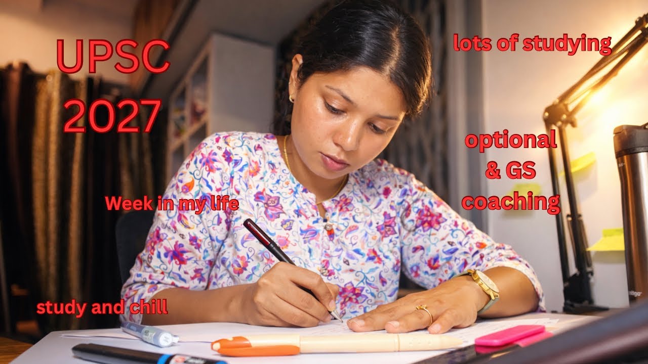 UPSC STUDY VLOG -05 Week in my life  #upscmotivation #upscvlog #upsc #merikahani #upscstudyvlog