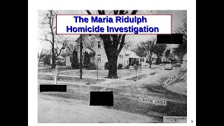 Maria Ridulph Homicide Investigation