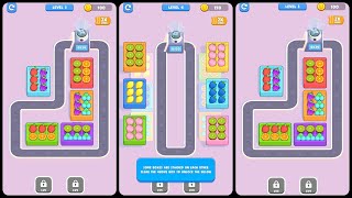 Fruit Factory: Sort Stack Game Gameplay Android Mobile screenshot 3