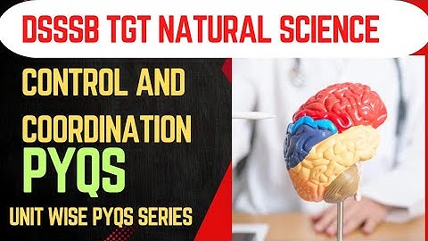 Control and Coordination PYQs asked in DSSSB TGT NATURAL SCIENCE