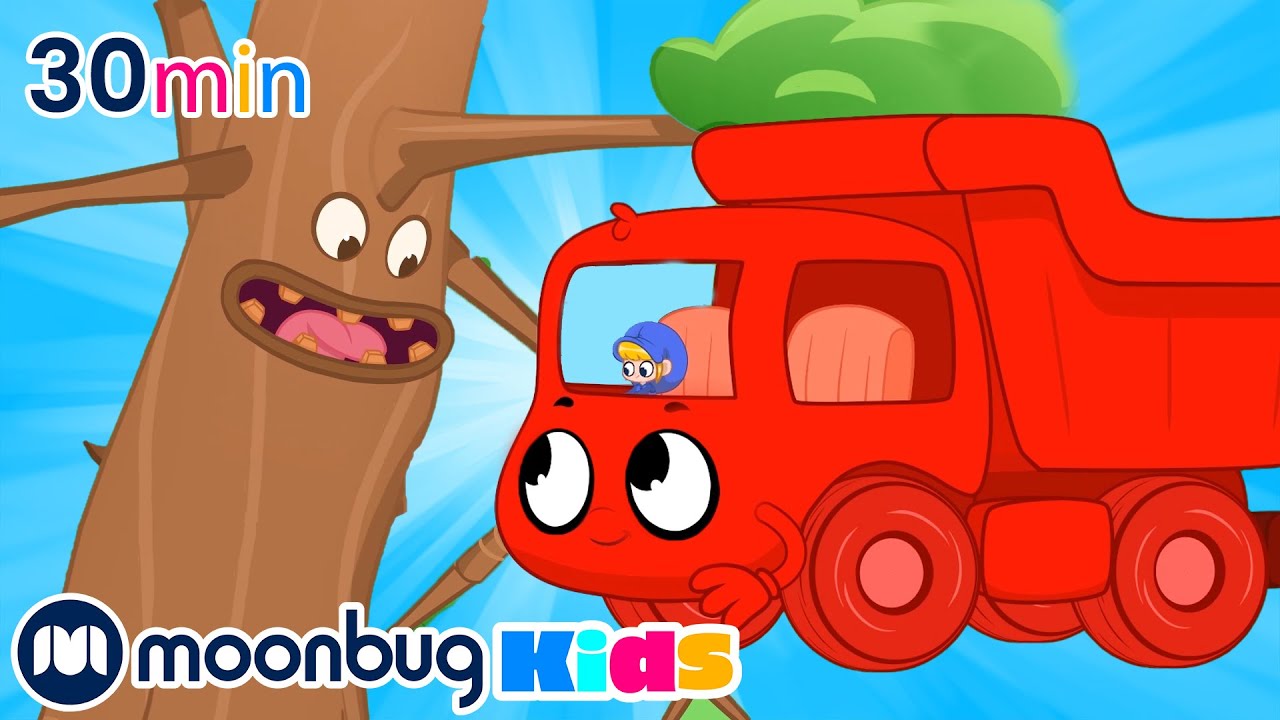 ⁣The Living Trees and Morphle the Truck  | Moonbug Kids | Little Baby Bum | Go Buster | Morphle