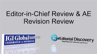 10. Editor-in-Chief Review and Request AE Revision Review