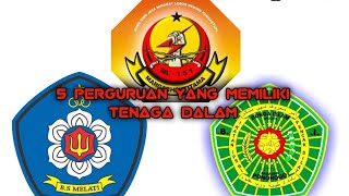 5 Perguruan Yang Memiliki Tenaga Dalam Yang Sangat Hebat