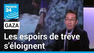 Sixième mois de guerre à Gaza, les espoirs de trêve s'éloignent • FRANCE 24