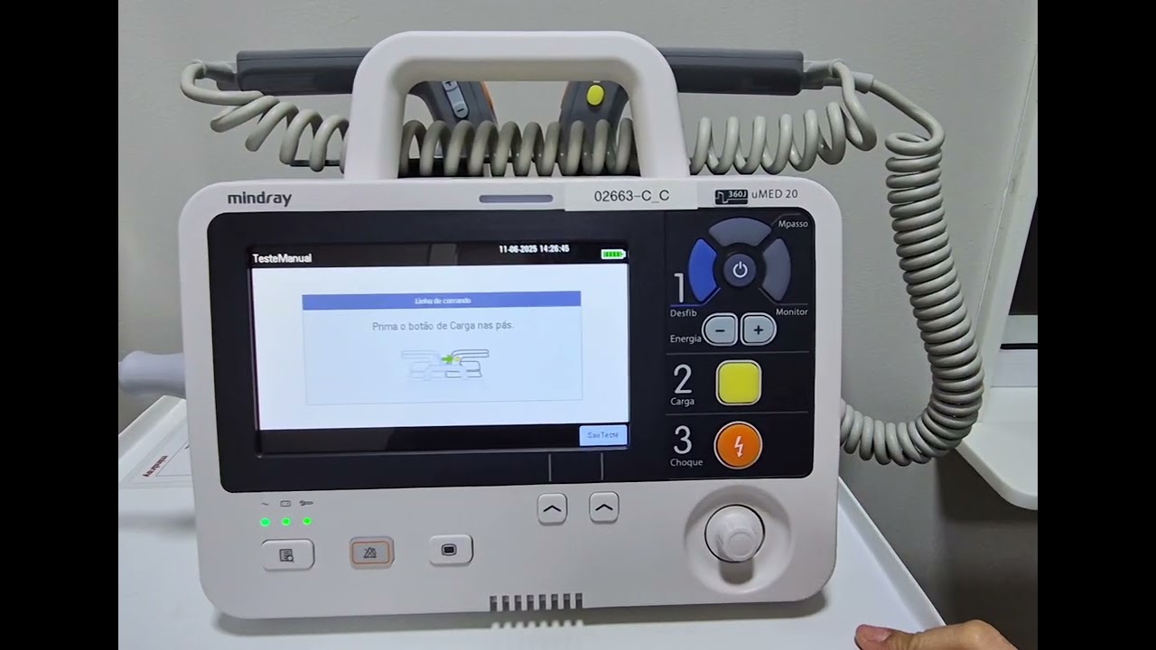 TESTE DESFIBRILADOR MINDRAY