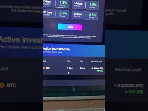 I invested 0.20 bitcoin on the biftex exchange and earned $650 in a week