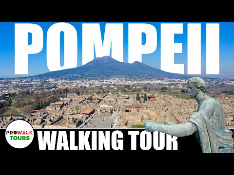 Pompeii Walking Tour - 4K60fps with Captions - Prowalk Tours