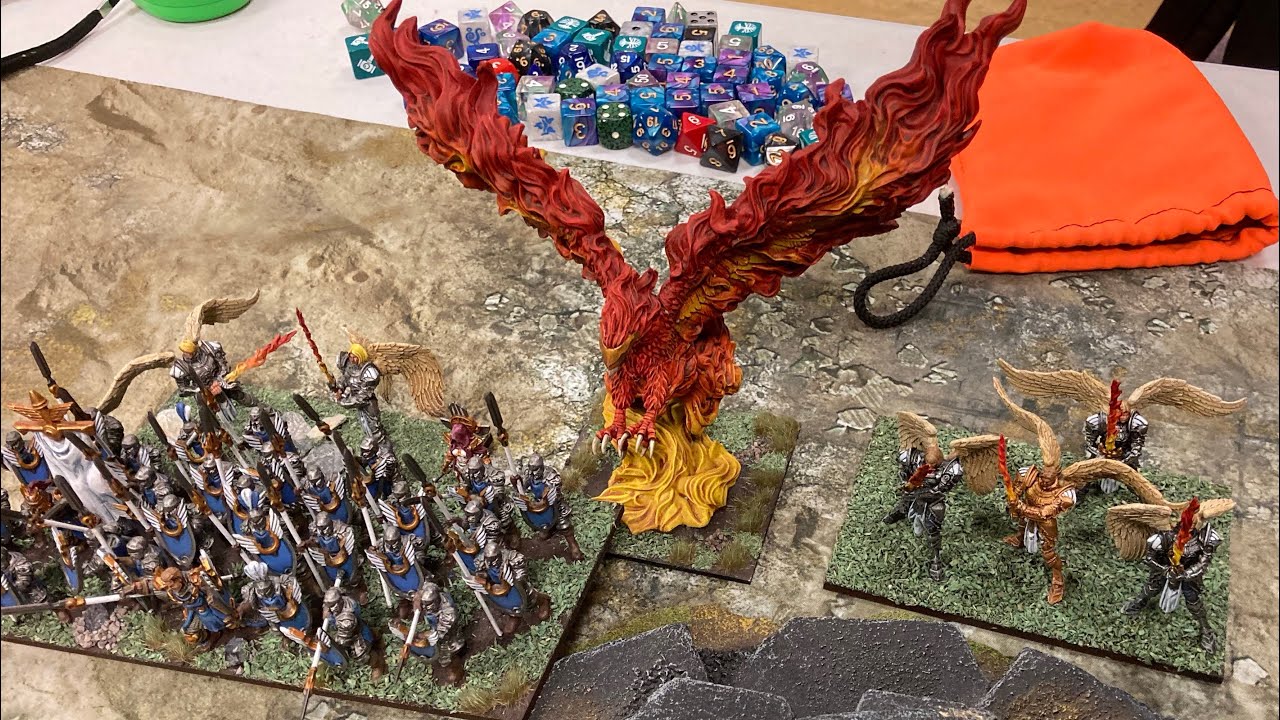 Kings of War, 2,300pts Abyssal Dwarfs versus Basilean’s.