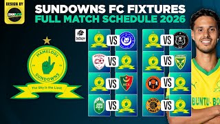MAMELODI SUNDOWNS FC Full Match Fixtures 2026 🔥 Betway Premiership & CAF Champions League screenshot 1