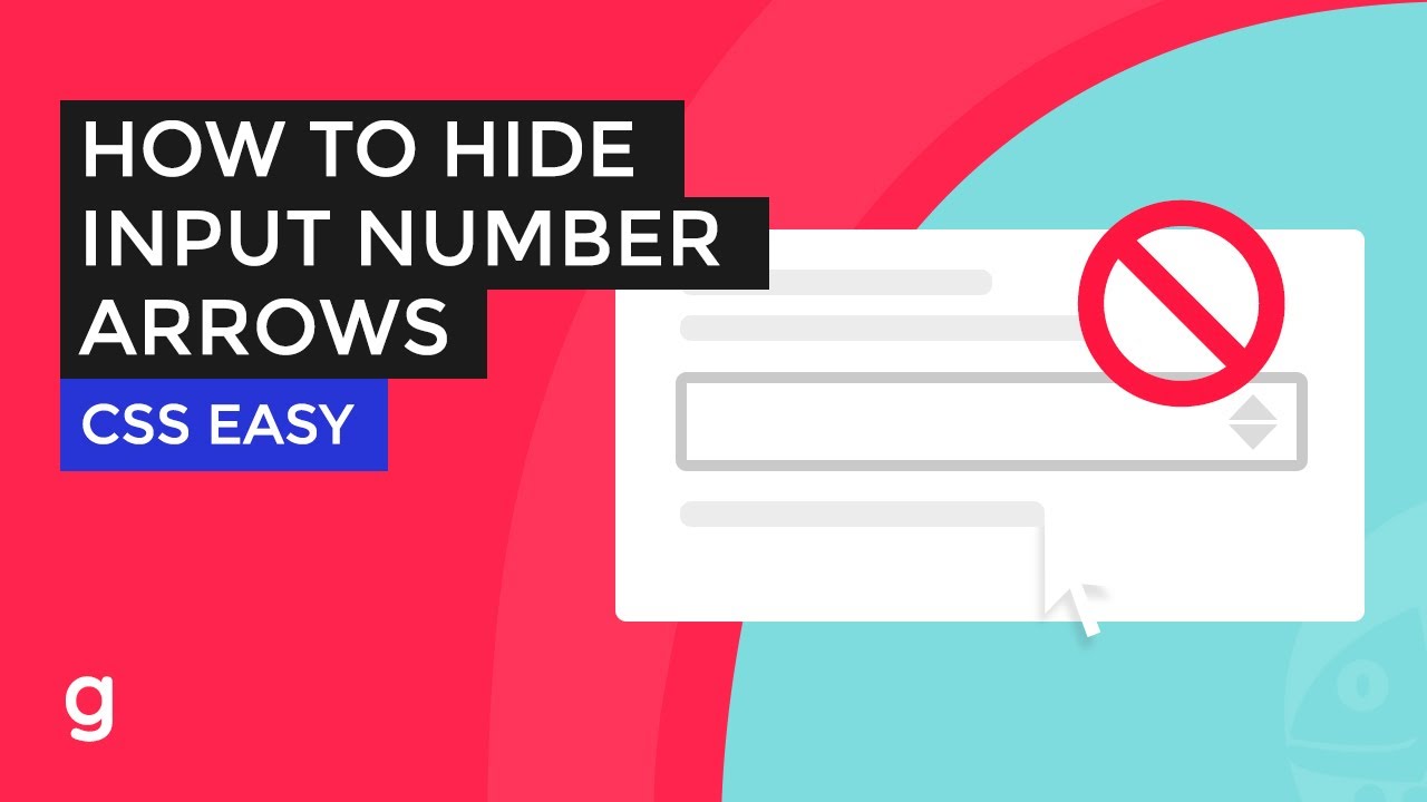 How To Hide Input Number Arrows | EASY - YouTube How To Hide Input Number Arrows | Easy - Youtube
