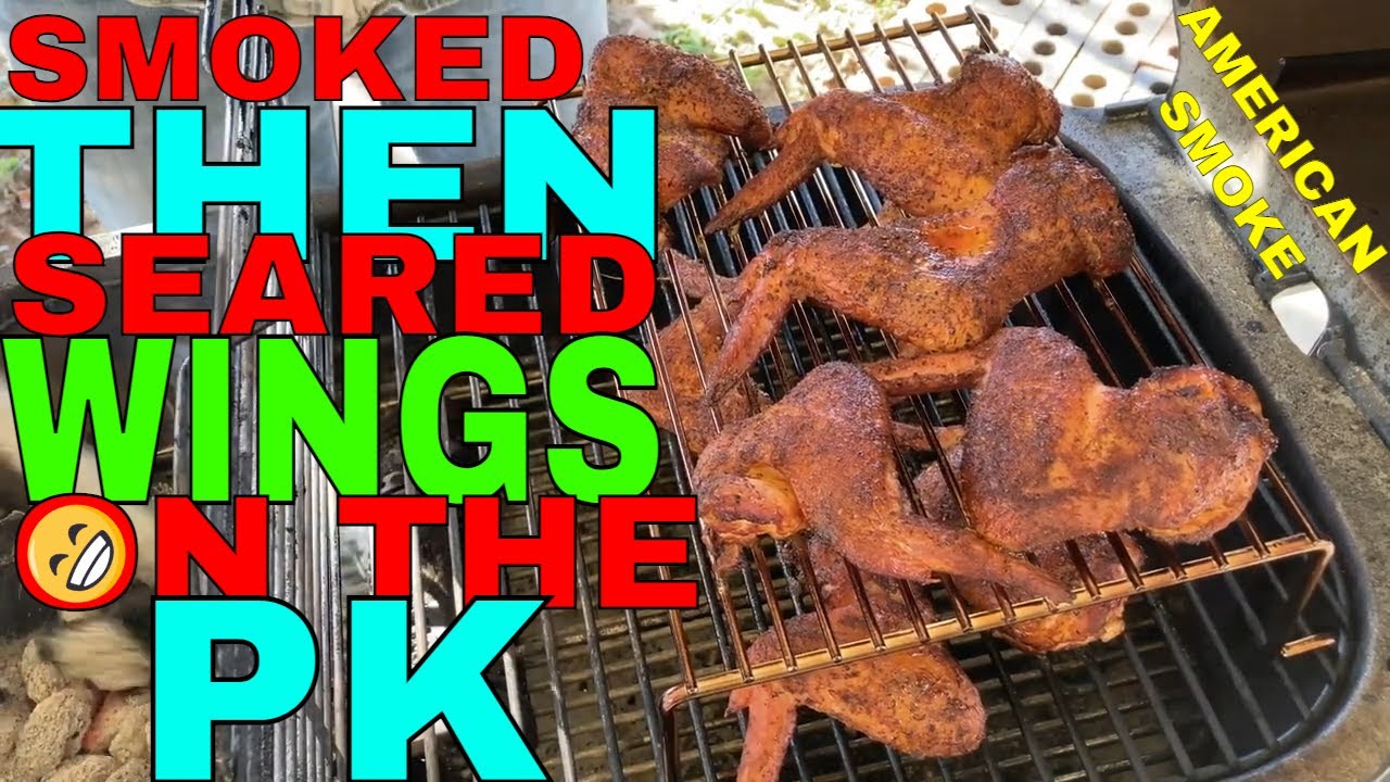 Master Level Smoked Chicken Wings, with a Sear over Open Flame at the