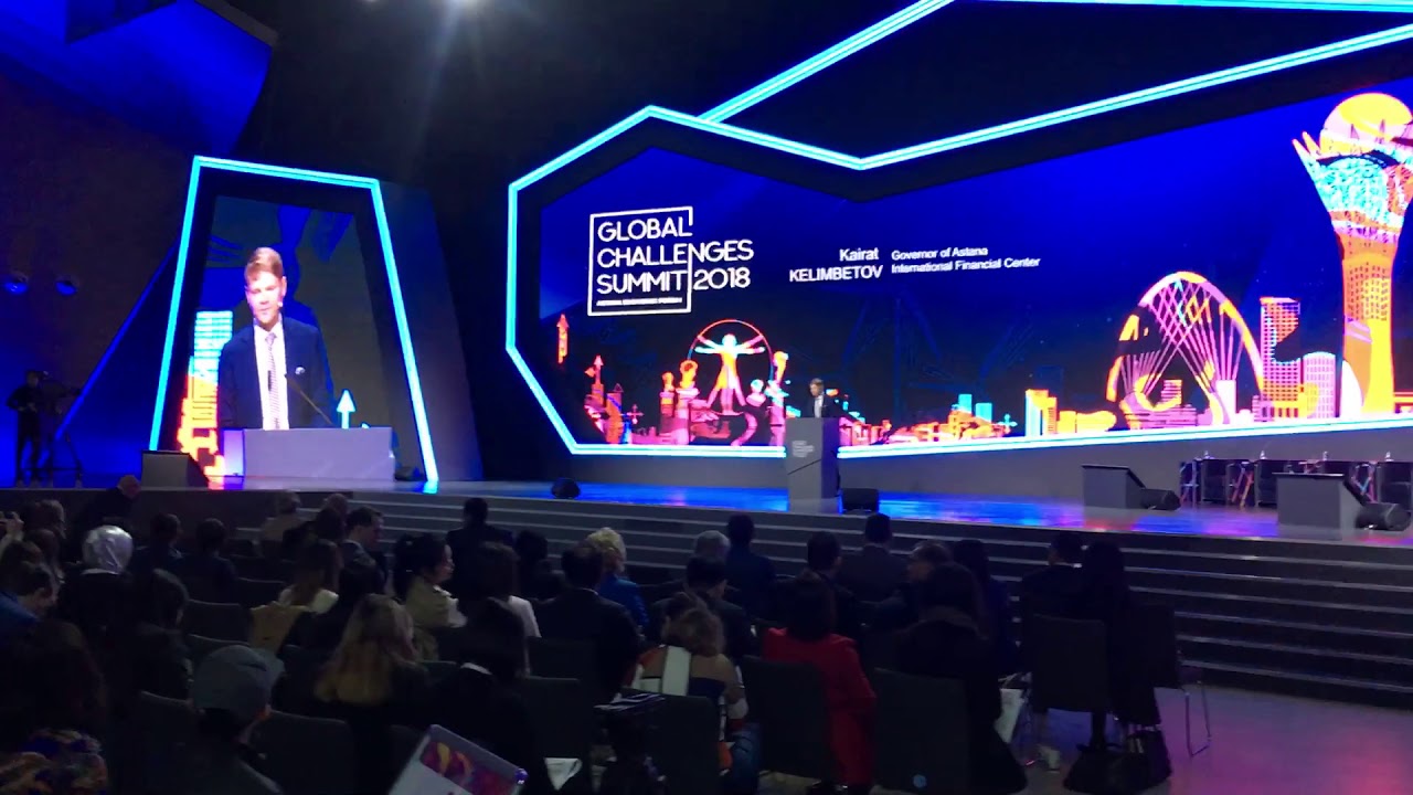 Visiting the Astana Economic Forum 2018, Astana, Kazakhstan.