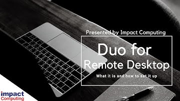DUO for Remote Desktop