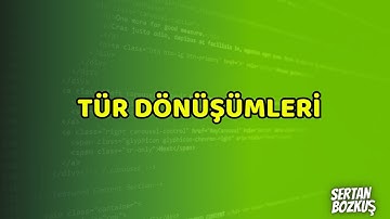 C# ile Programlama - Tür Dönüşümleri