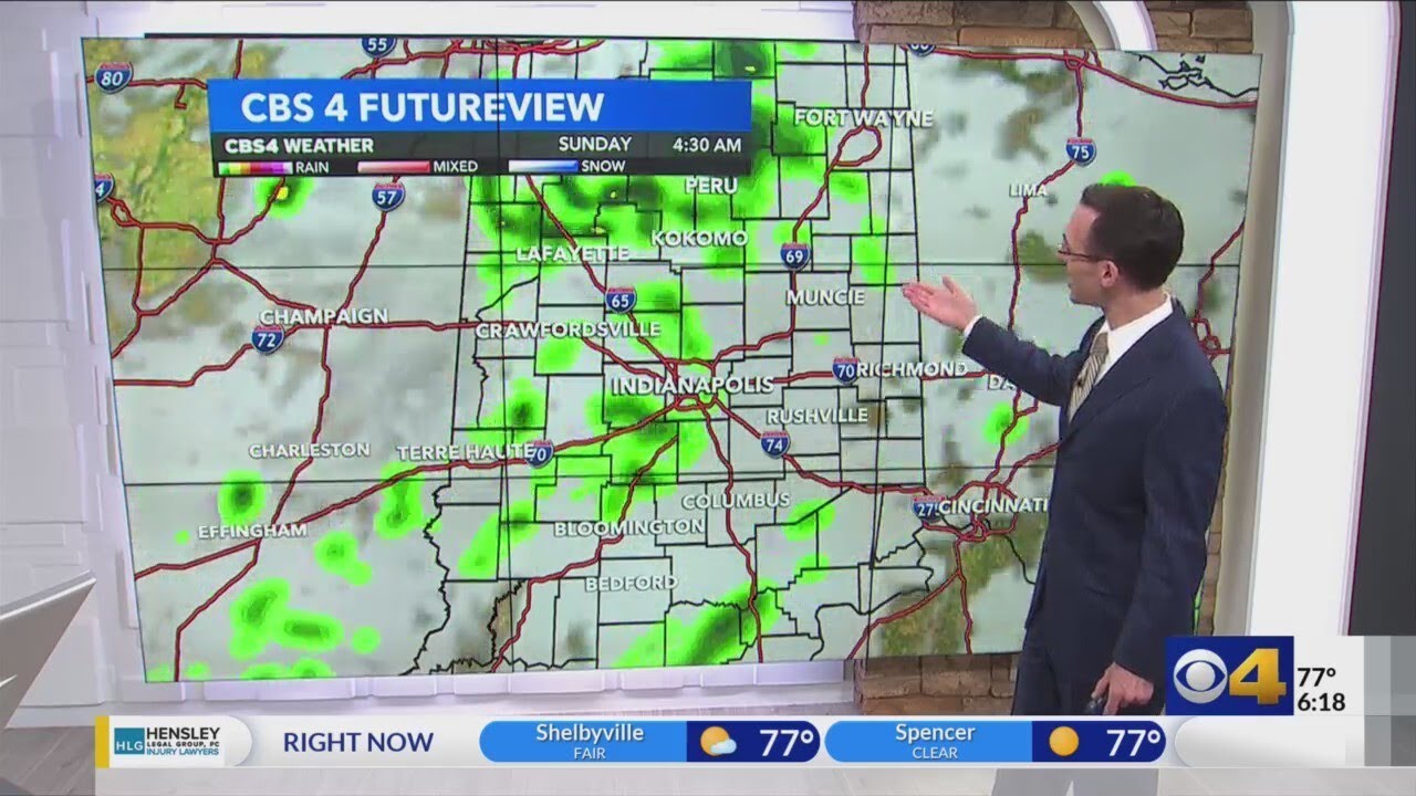 Rain chances ahead this weekend - YouTube