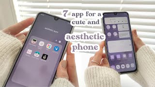 7 aesthetic apps ✨ must have apps for a cute and aesthetic phone ☁