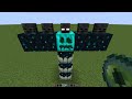 what if you create a WITHER HEROBRINE WARDEN in MINECRAFT (part 2)