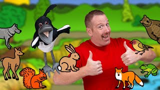 Steve and Maggie Animal Game for Kids | Let's Learn and Play with Steve and Maggie