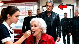 Poor Waitress Helped An Old Woman Everyday Until Mafia Boss And His 4 Gang Members Showed Up 1