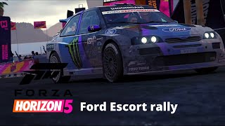 Forza Horizon 5 race with Ford Escort rally
